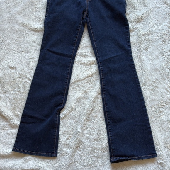Cherry Blossom Dark Wash Bootcut Jeans | Stretch Denim | Classic Fit Size 9 - Picture 3 of 7